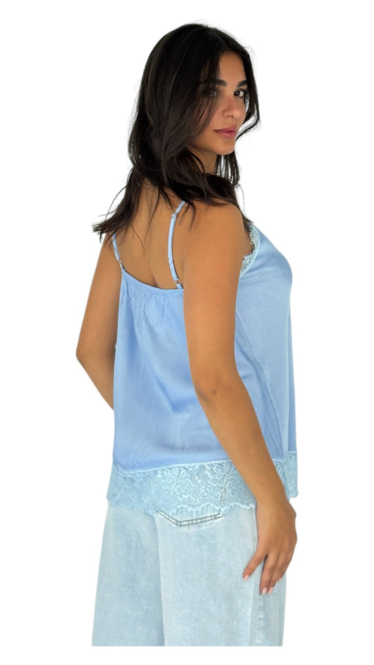 Gaelle Blue Camisole