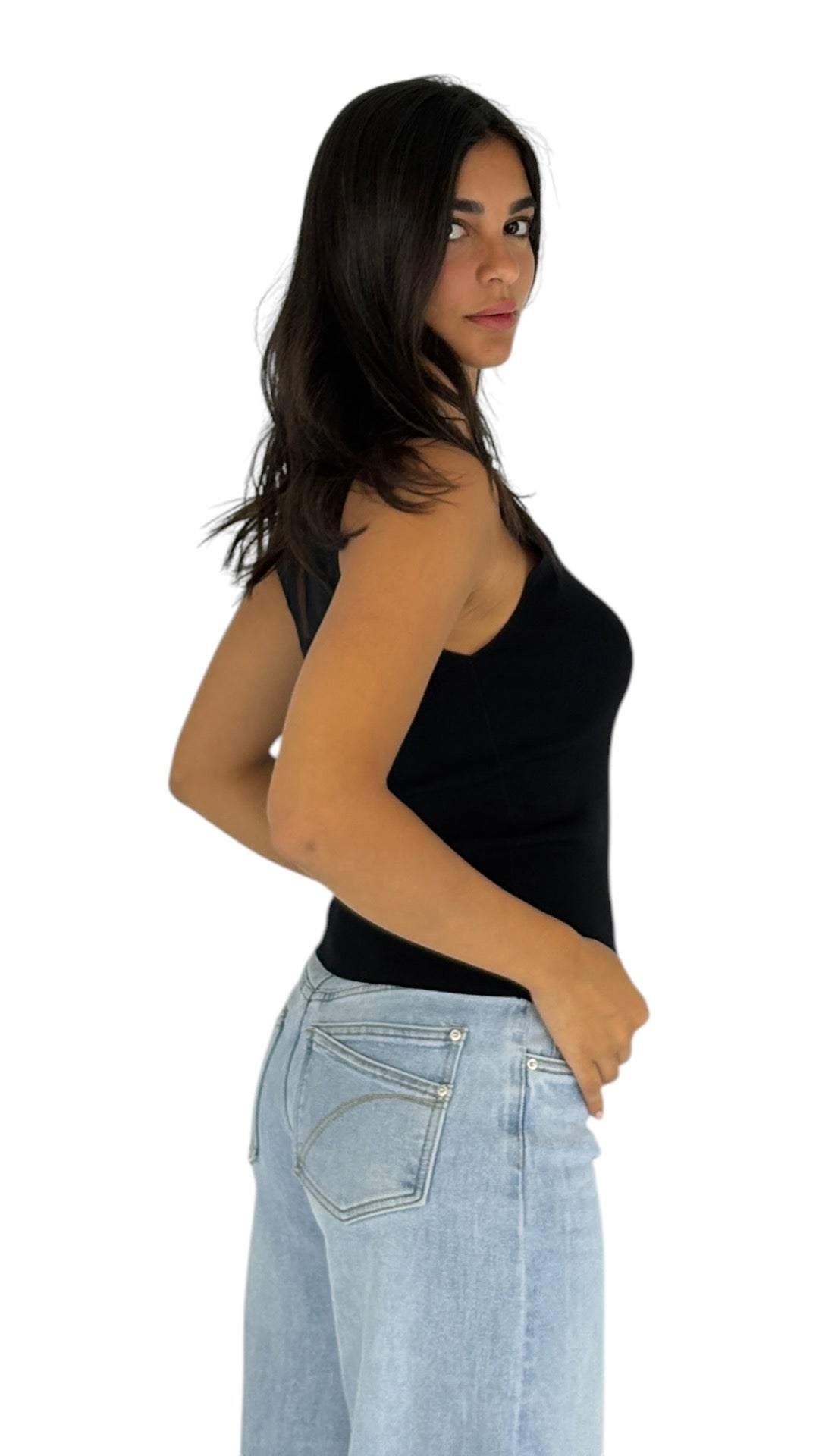 Noelle Black Top