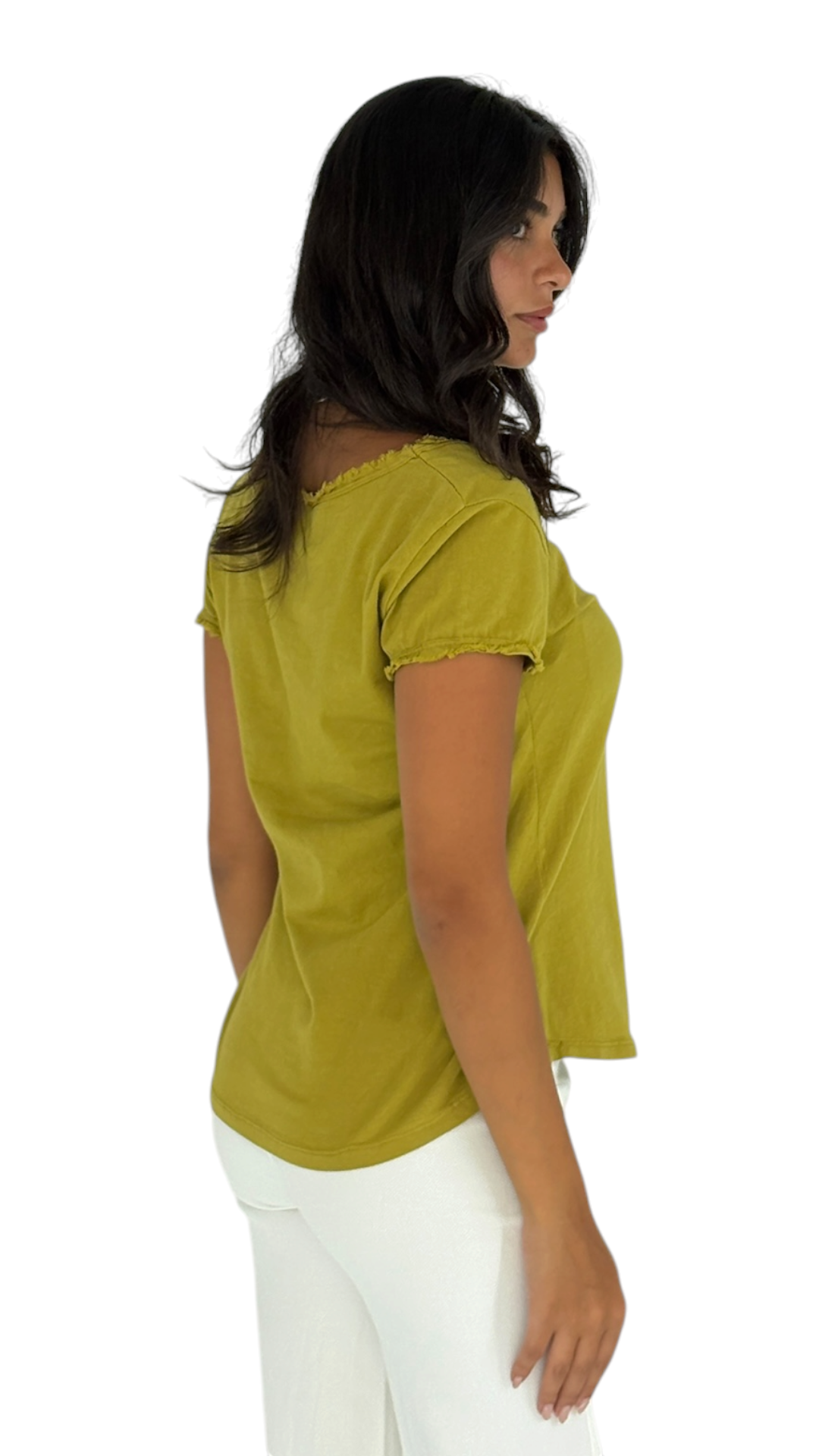 Shadia Chartreuse T-Shirt