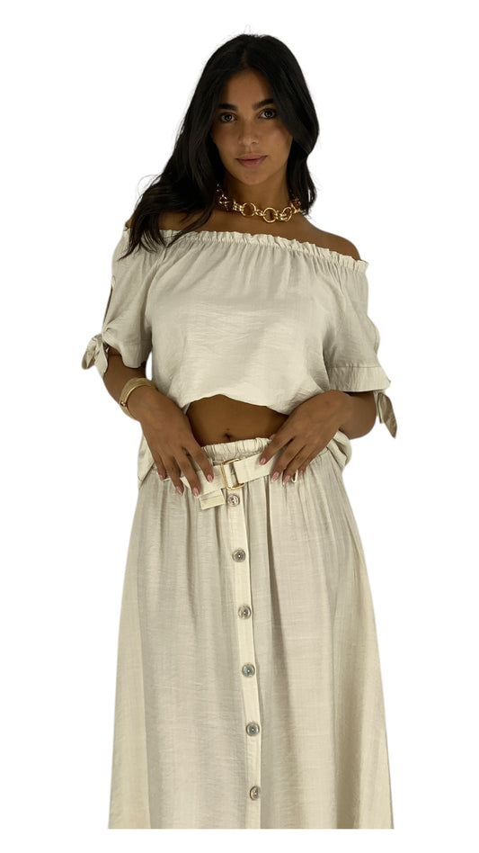 Tador Beige Skirt