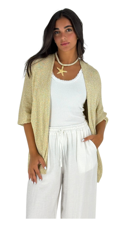 Jace Gold Cardigan