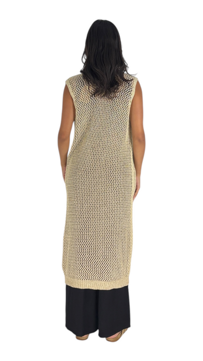 karla Gold Vest