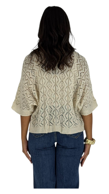 Mais Beige Cardigan