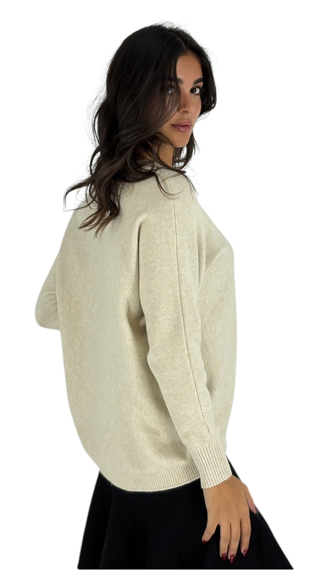 Andria Beige Sweater