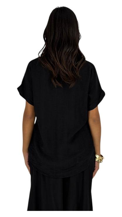 Camilla Black Top