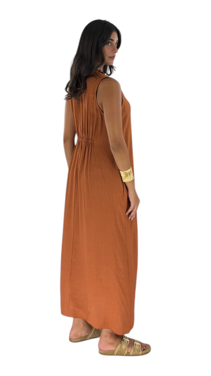 Lune Terracotta Dress