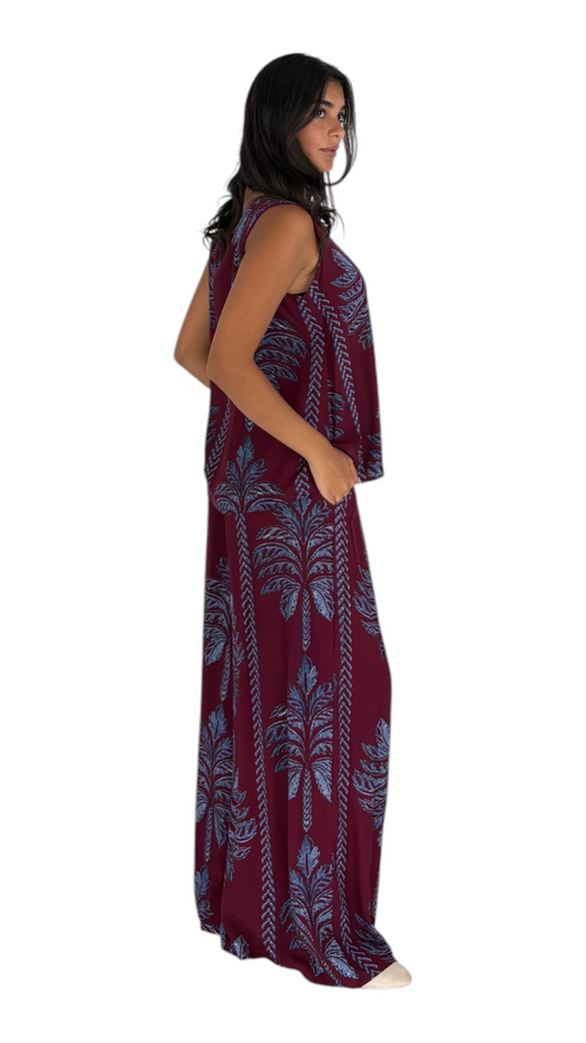 Razan Burgundy Set