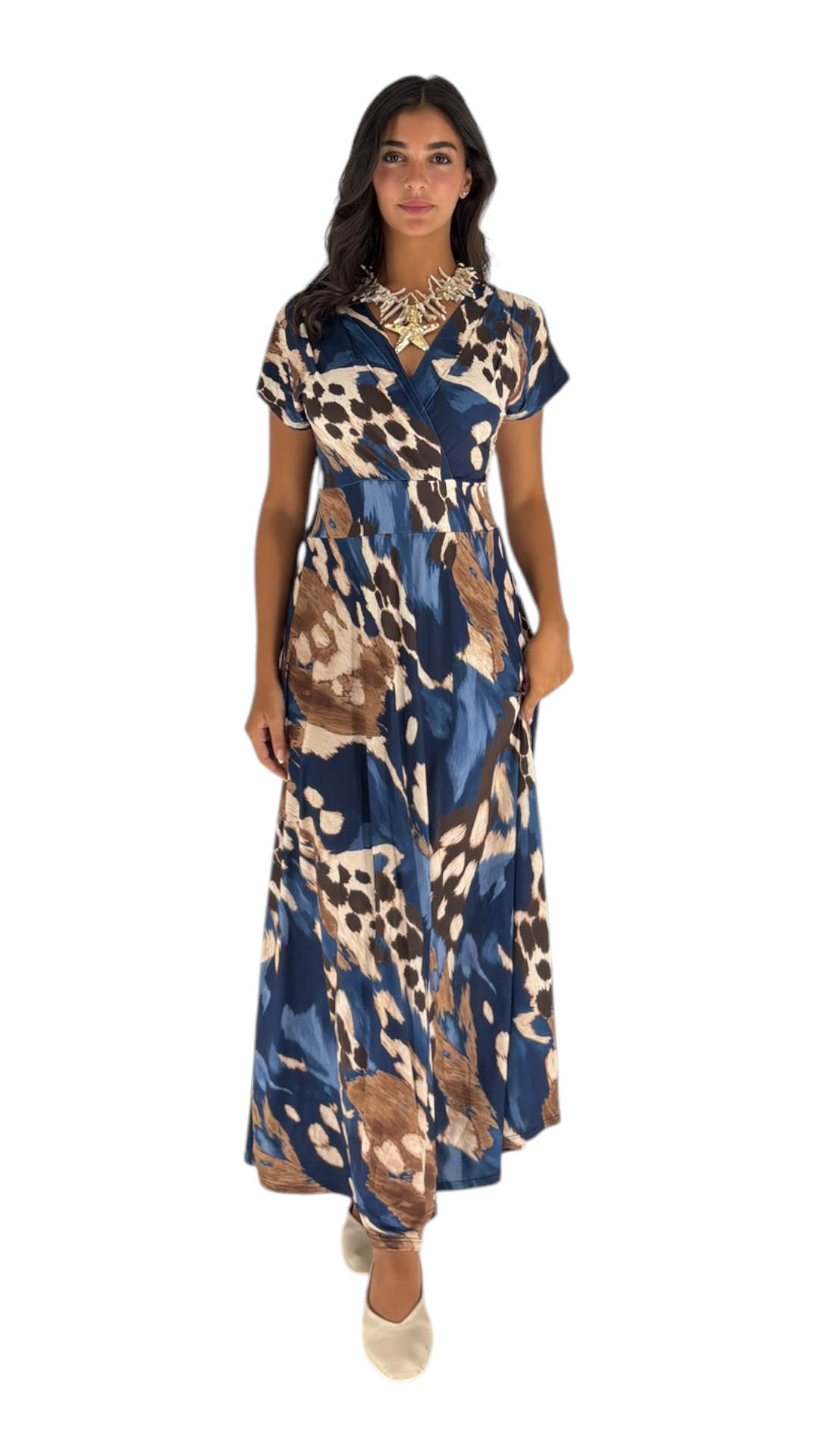 Reem Navy Dress