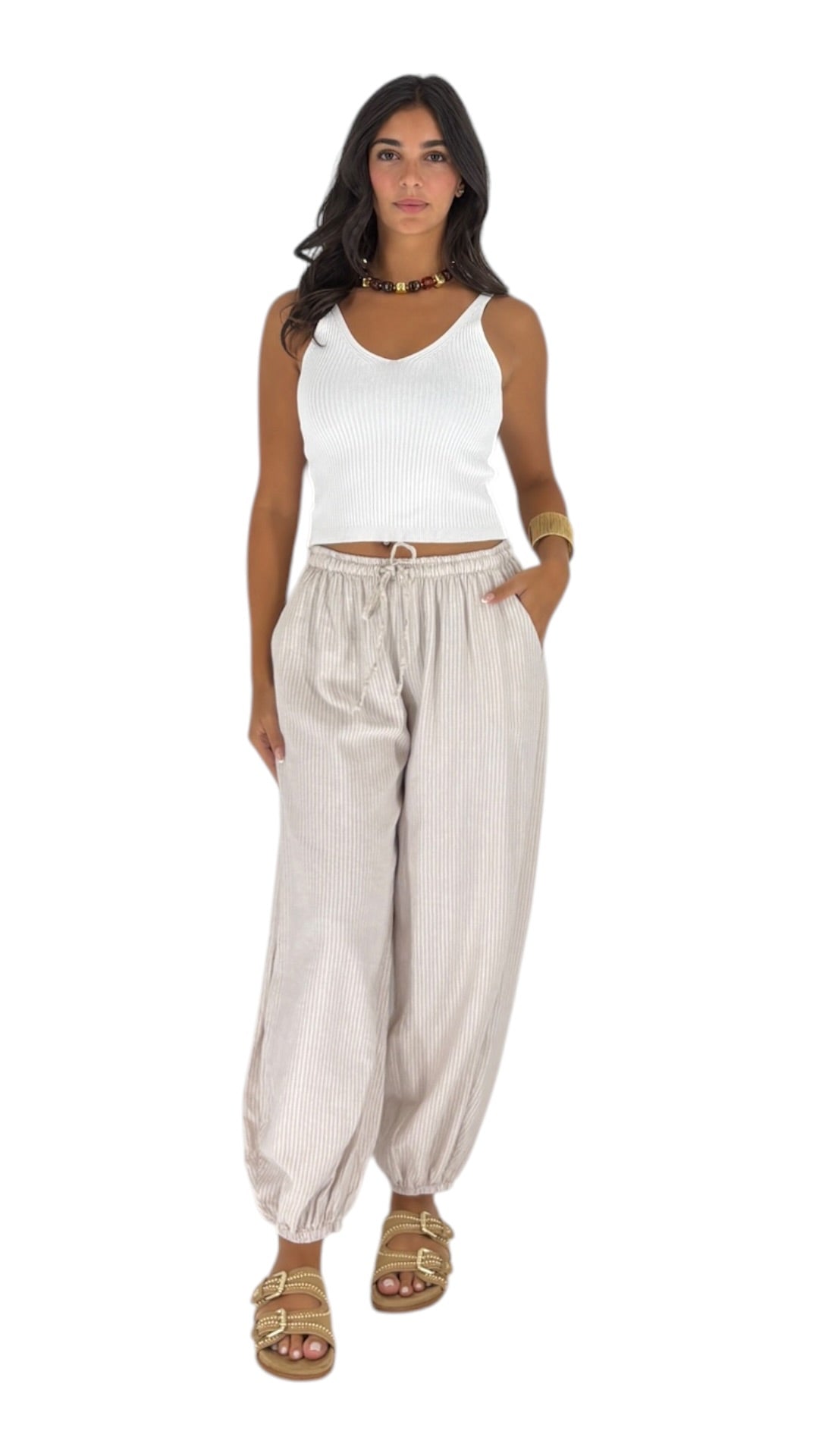 Malk Beige Pants