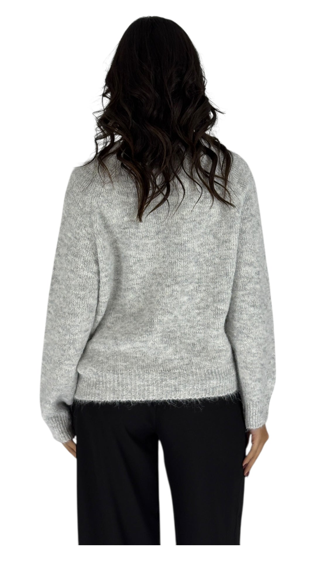 Lilac Grey Sweater