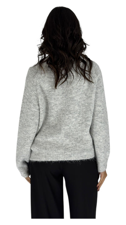 Lilac Grey Sweater