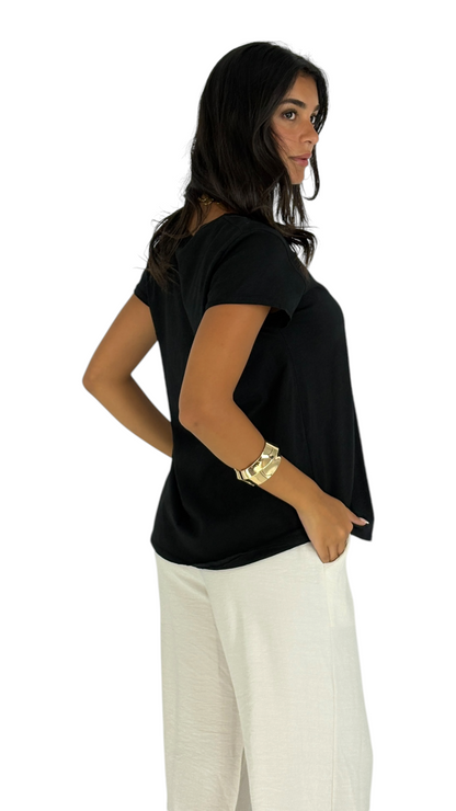 Rania Black T-Shirt