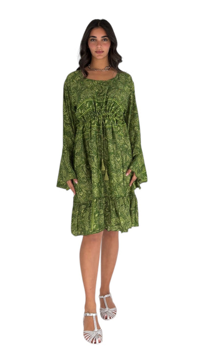 Sahar Green Dress