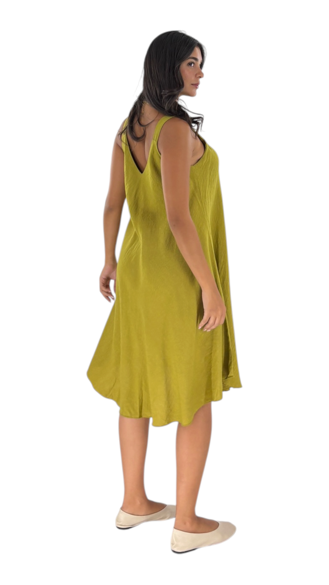 Lana Chartreuse Dress