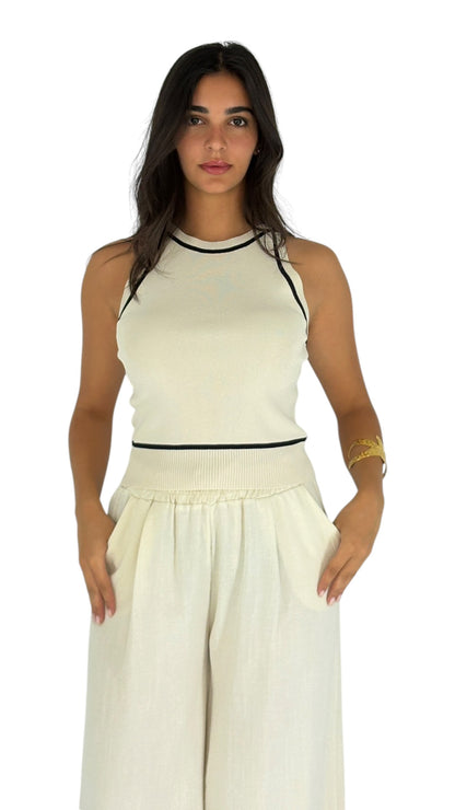 Emiral Beige Top