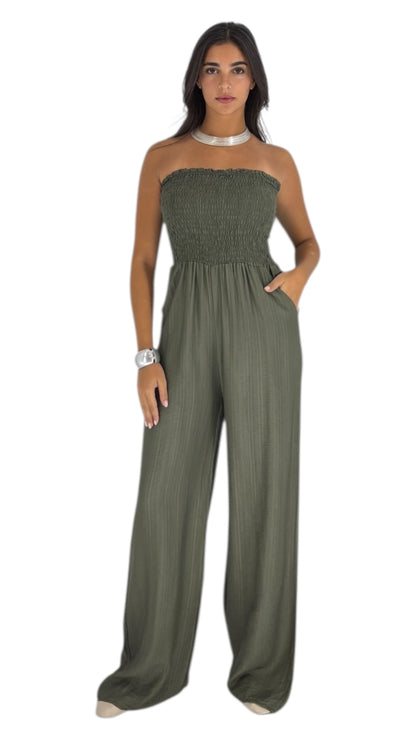 Elea Kaki Jumpsuit