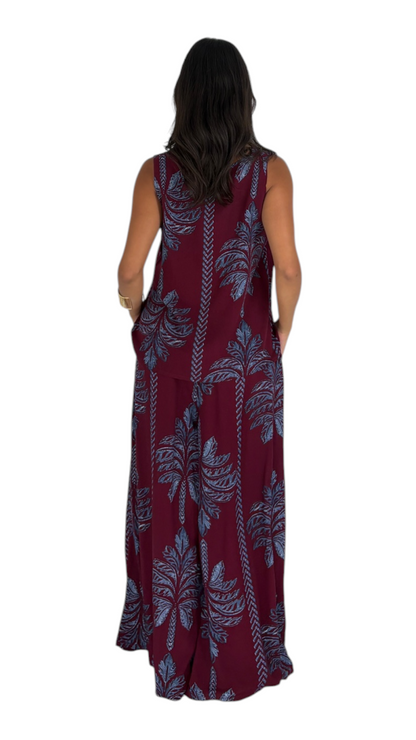 Razan Burgundy Set