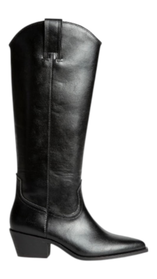 Teso Black Texas Boots