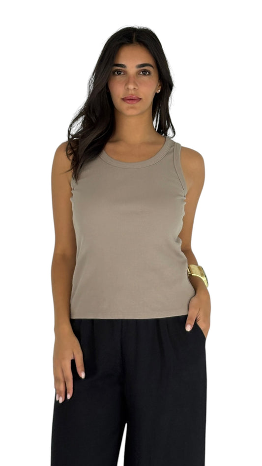 Eliana Taupe Top