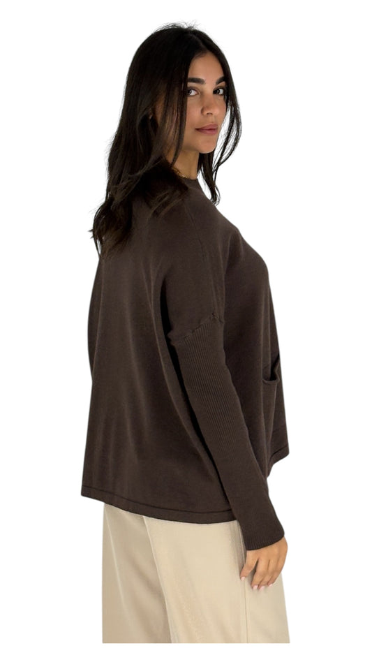 Jimena Brown Sweater