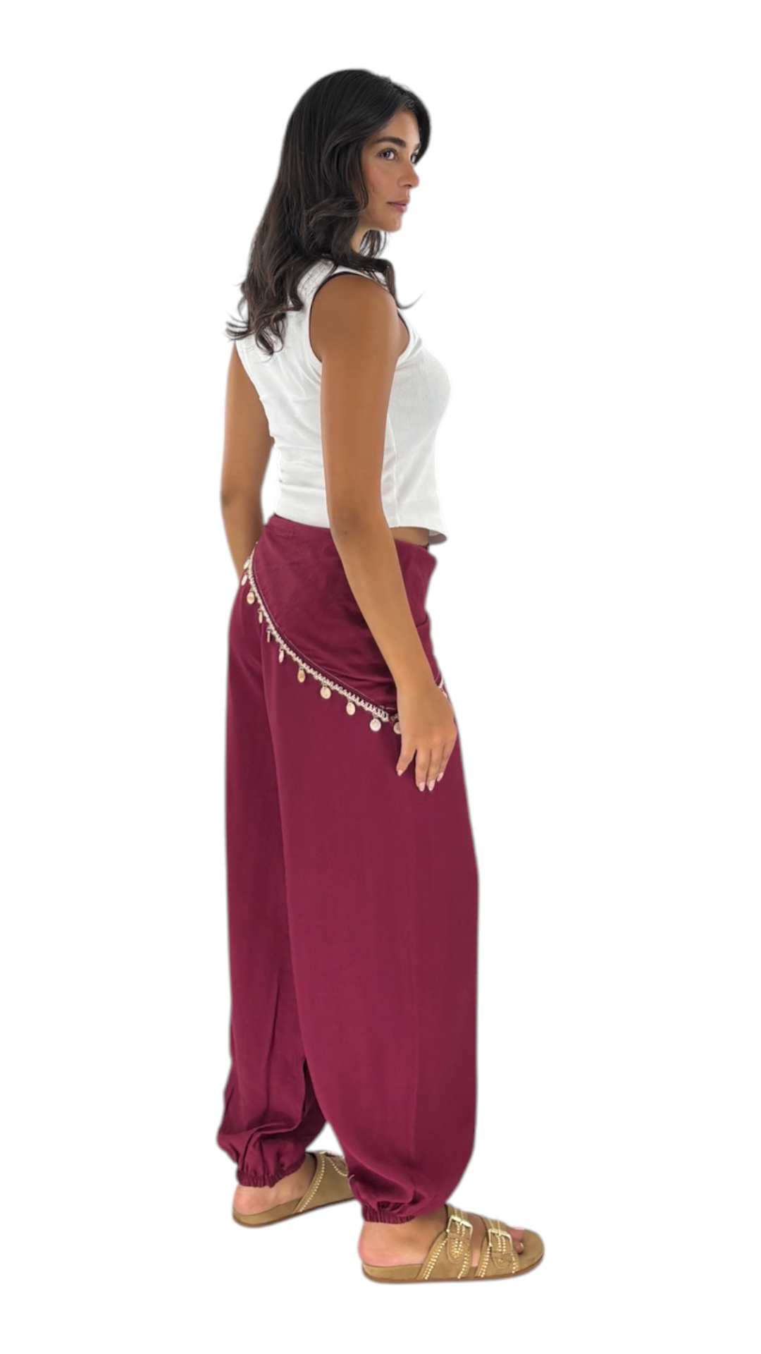 Mriam Dark Cherry Pants