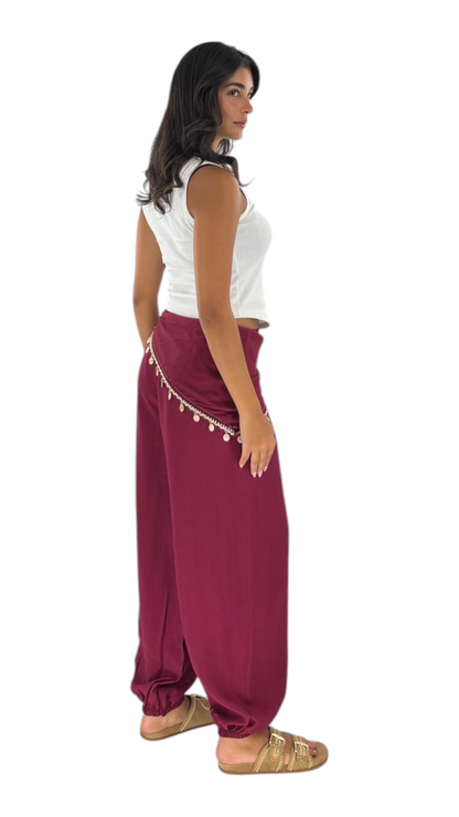 Mriam Dark Cherry Pants
