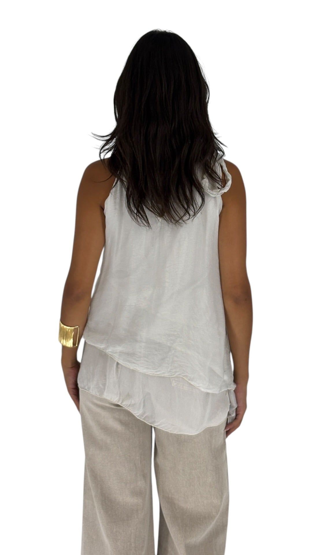 Zarek Cream Top