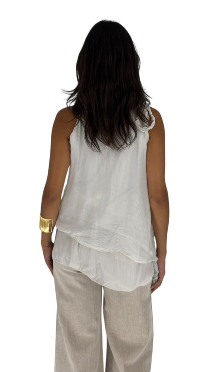 Zarek Cream Top