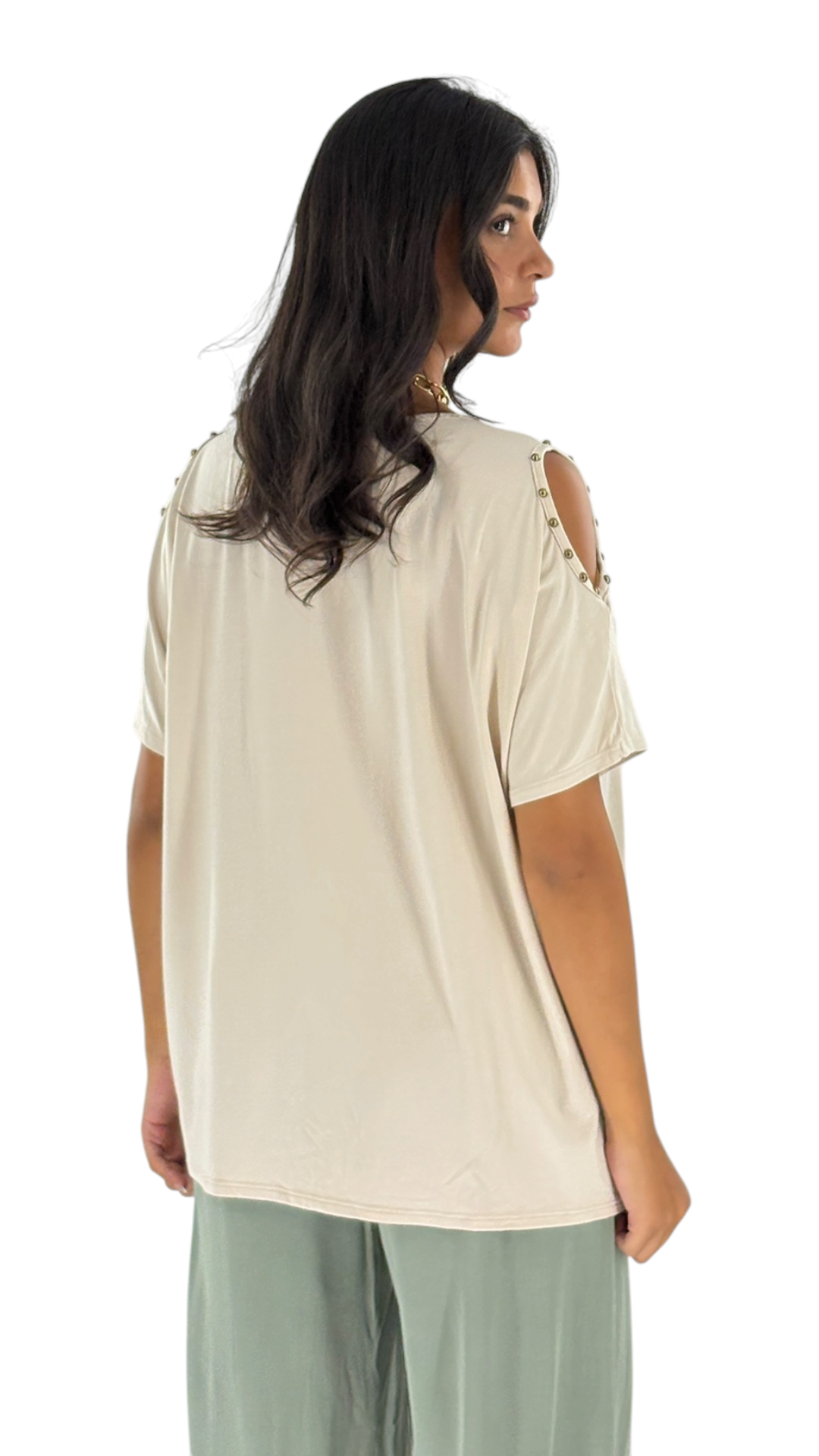 Nada Beige Top