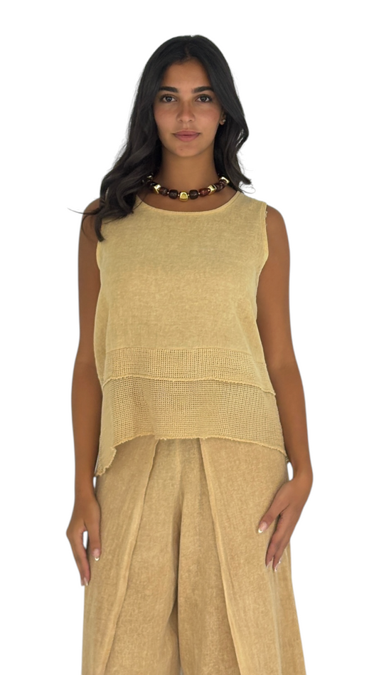 Lialy Camel Top