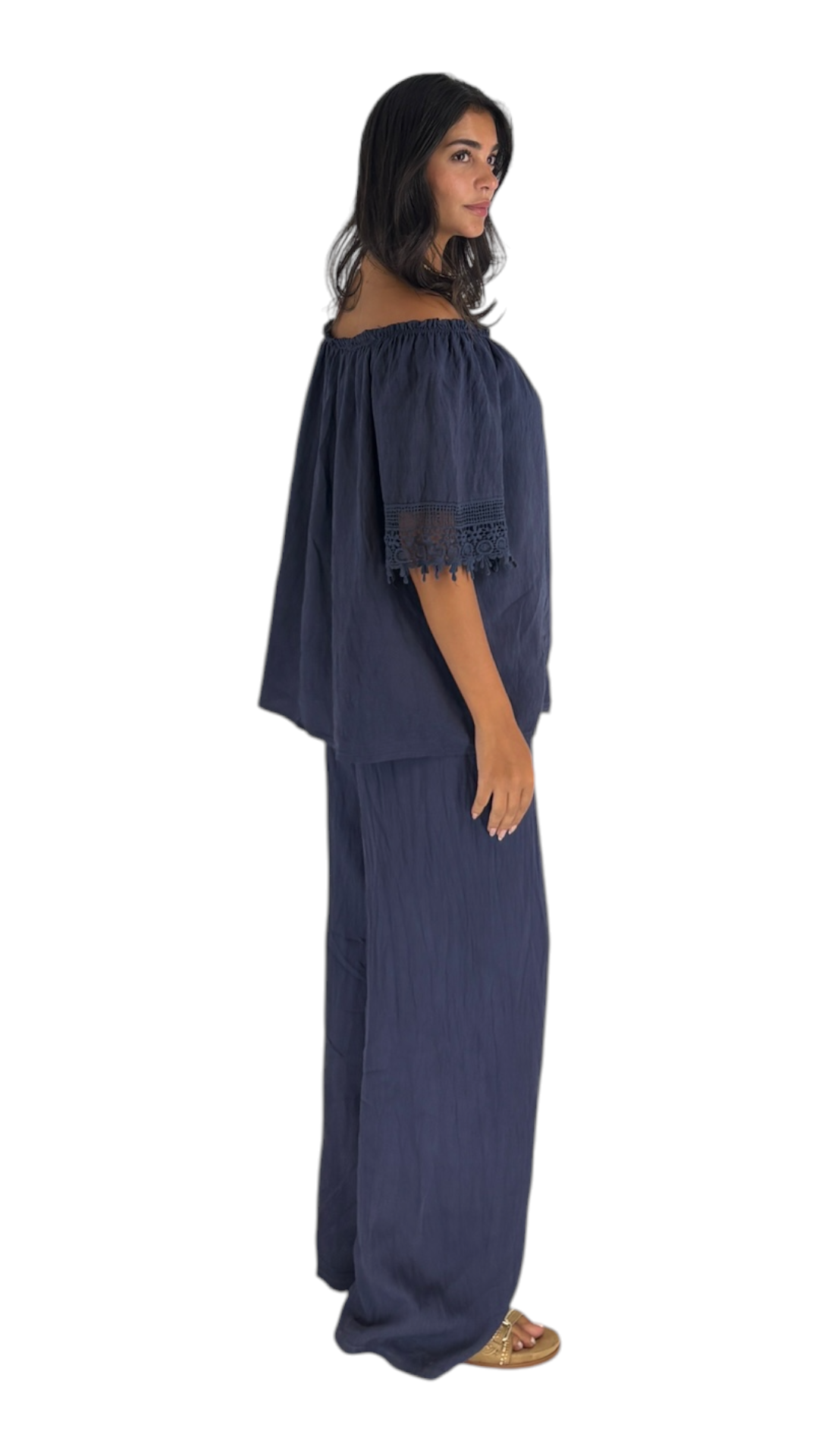 Liz Navy Pants