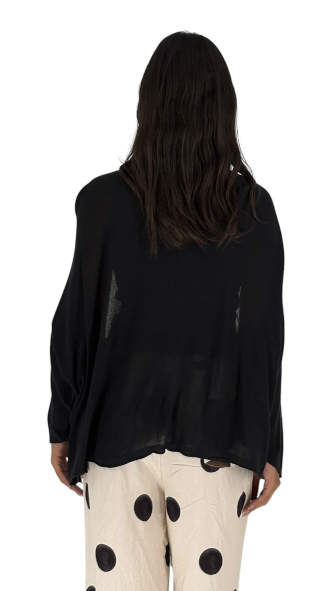 Jihan Black Cardigan