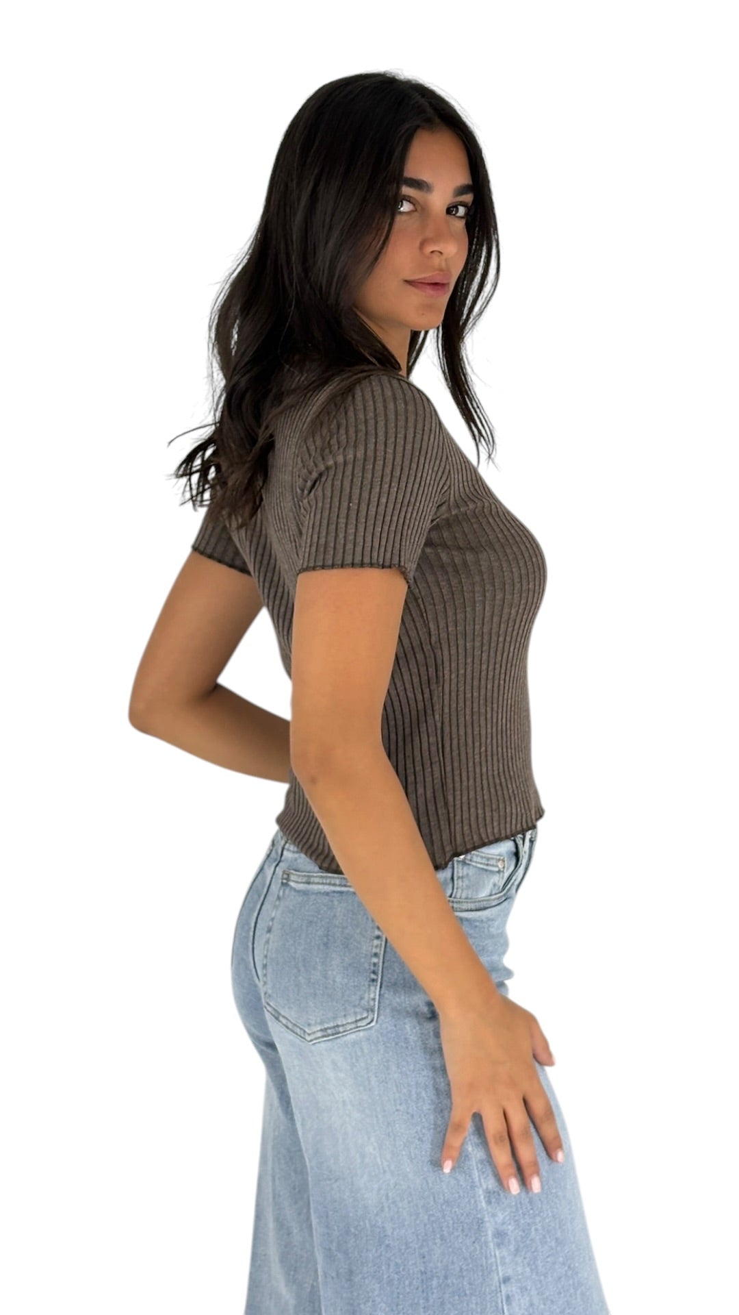 Pluto Brown Top