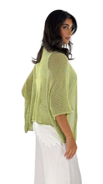Star Chartreuse Cardigan