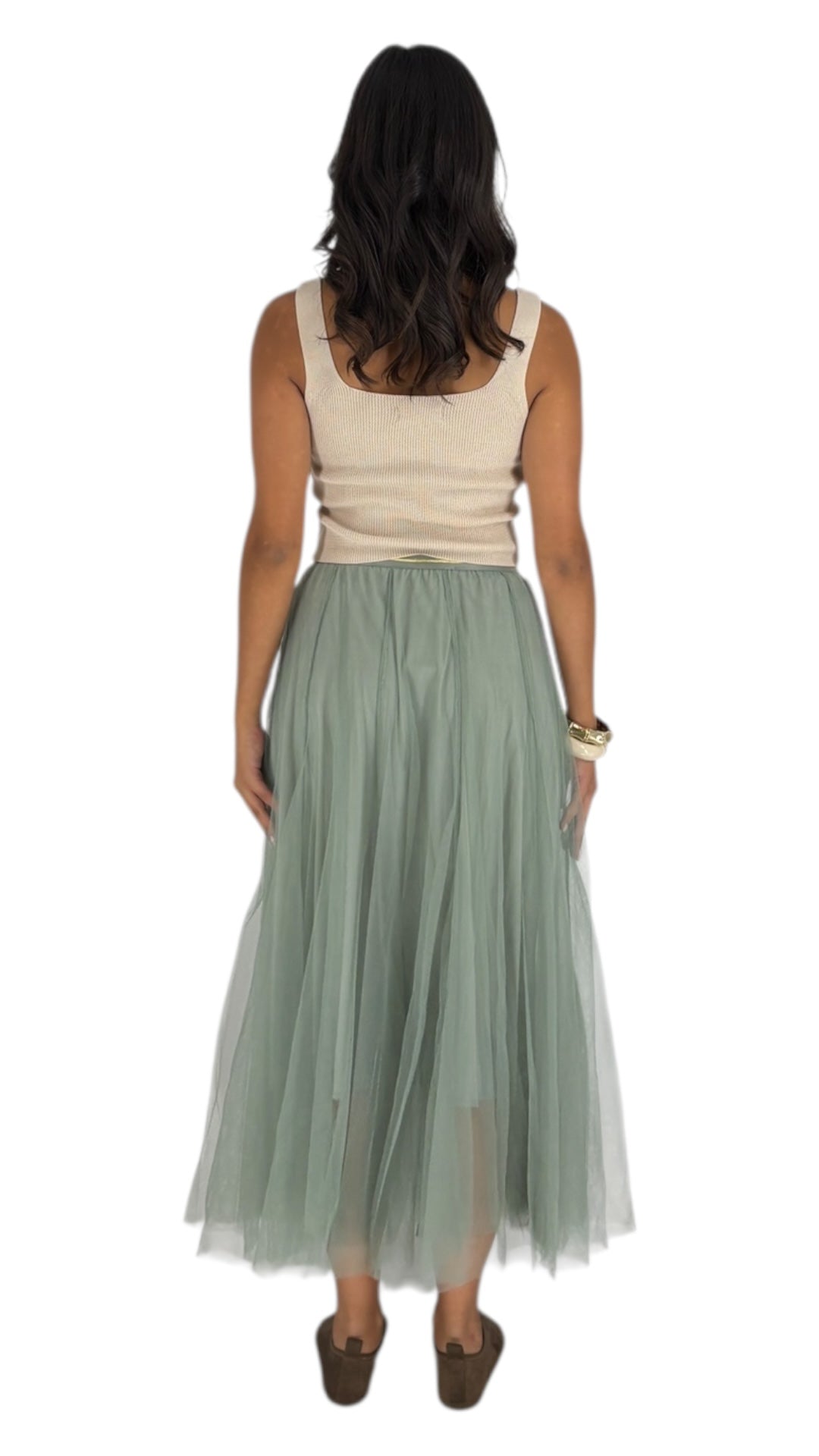 Addison Green Skirt