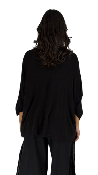 Komal Black Cardigan