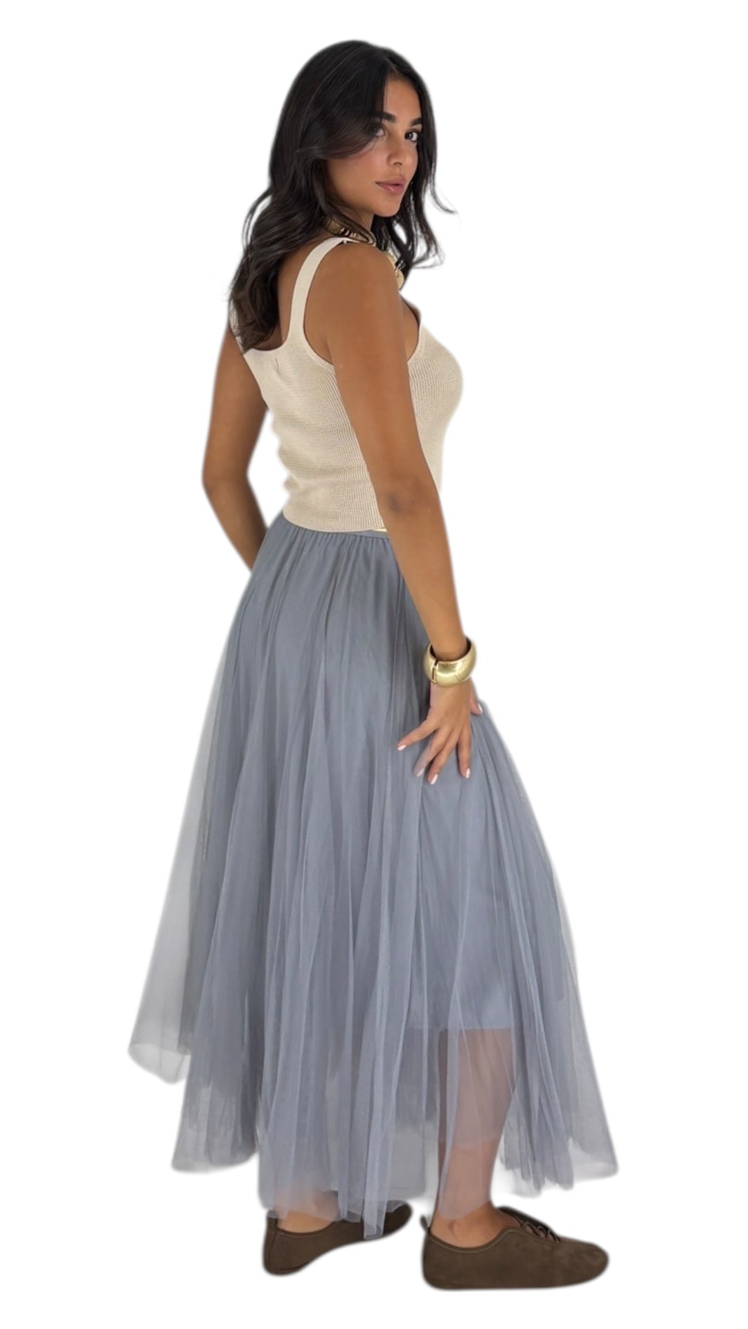 Addison Grey Skirt