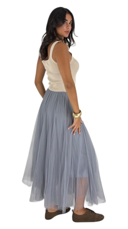 Addison Grey Skirt