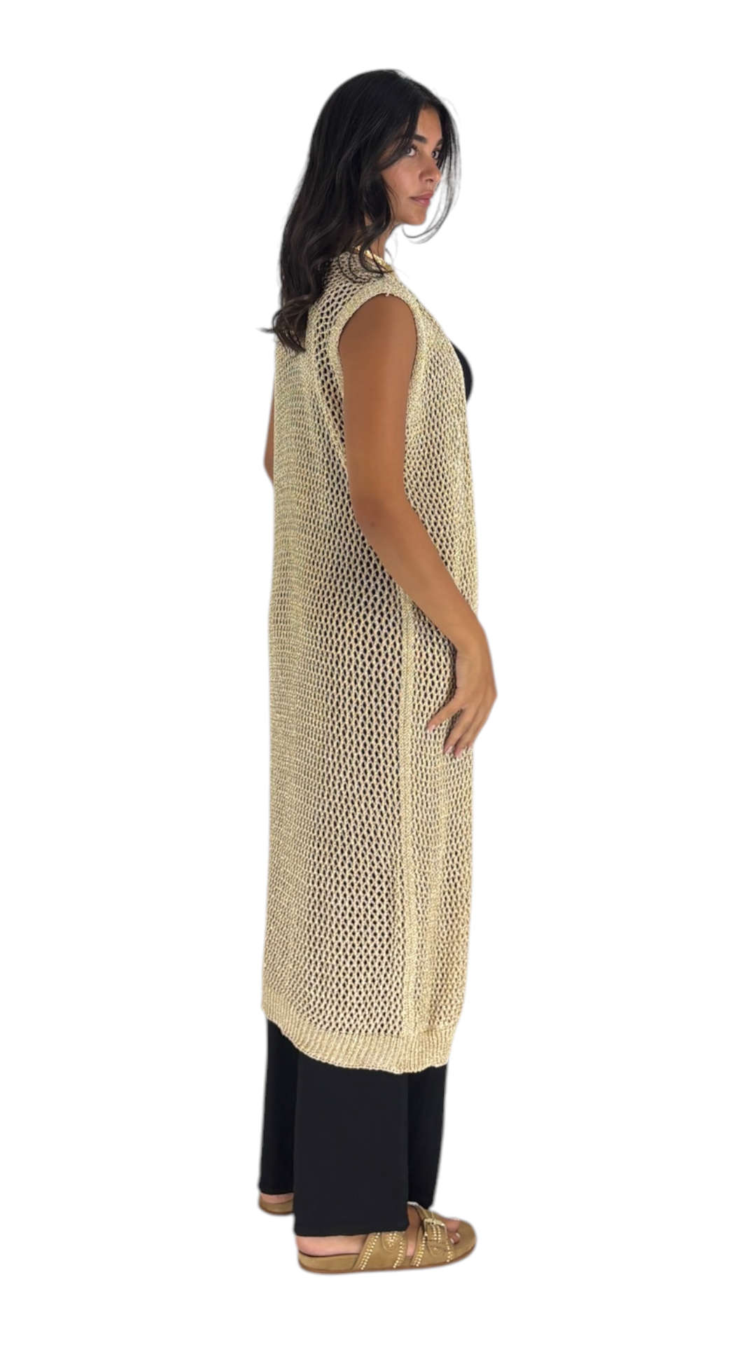 karla Gold Vest