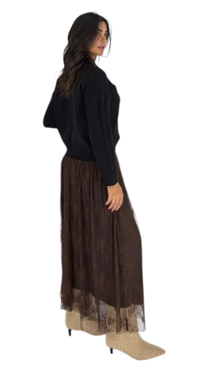 Asma Brown Skirt