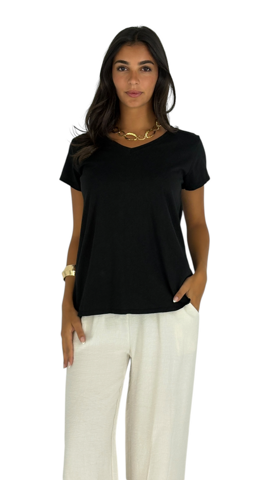 Rania Black T-Shirt