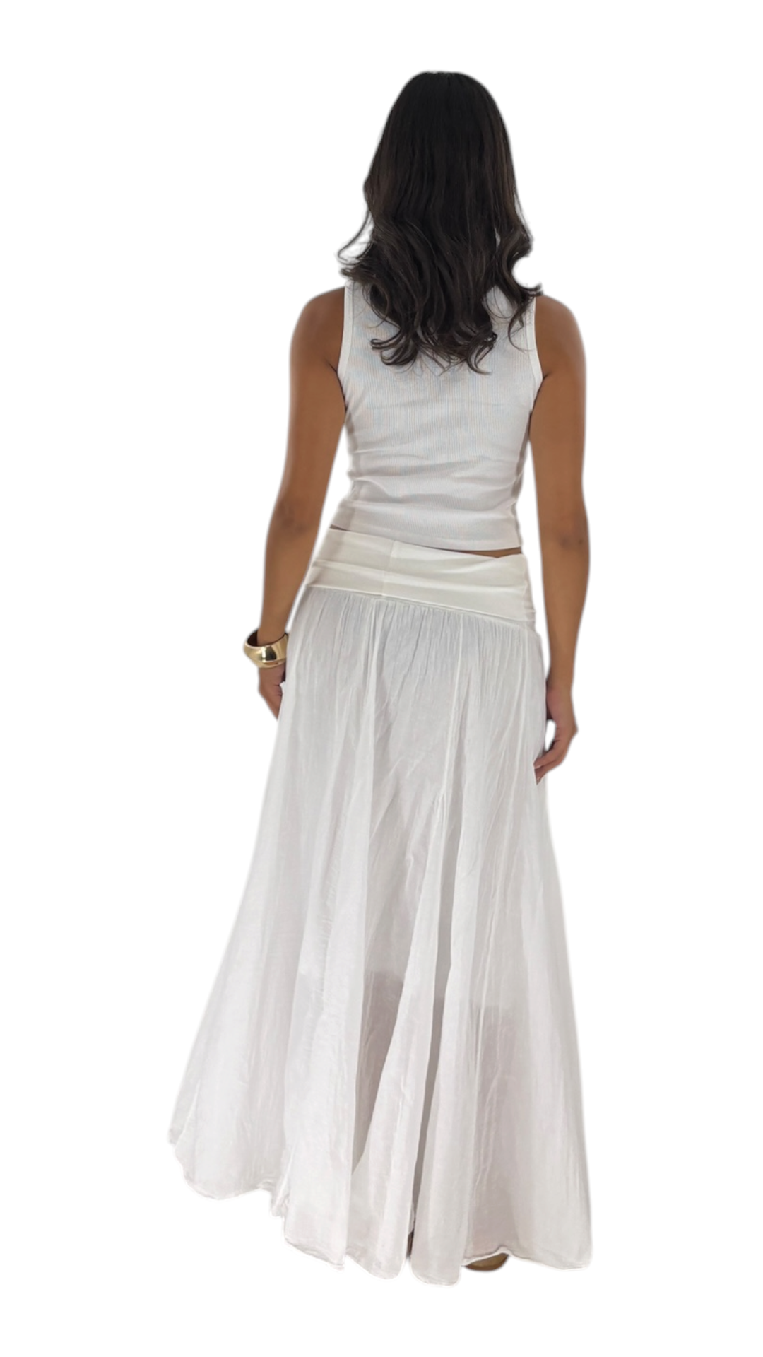 Rima White skirt