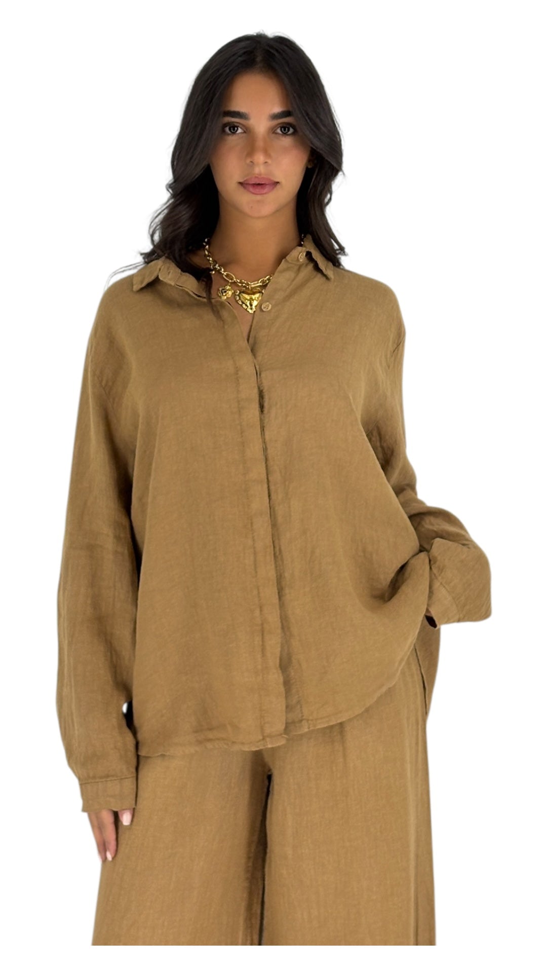Sharon Camel Shirt