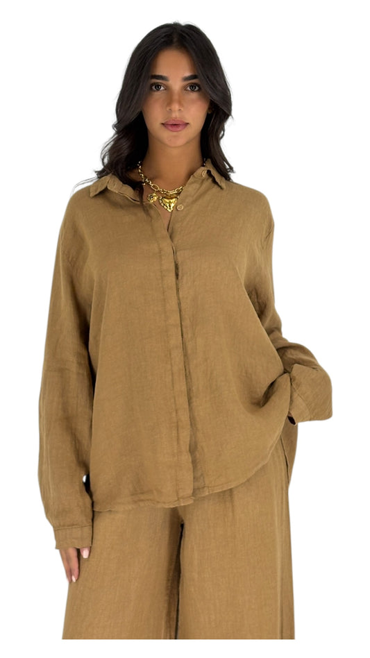 Sharon Camel Shirt