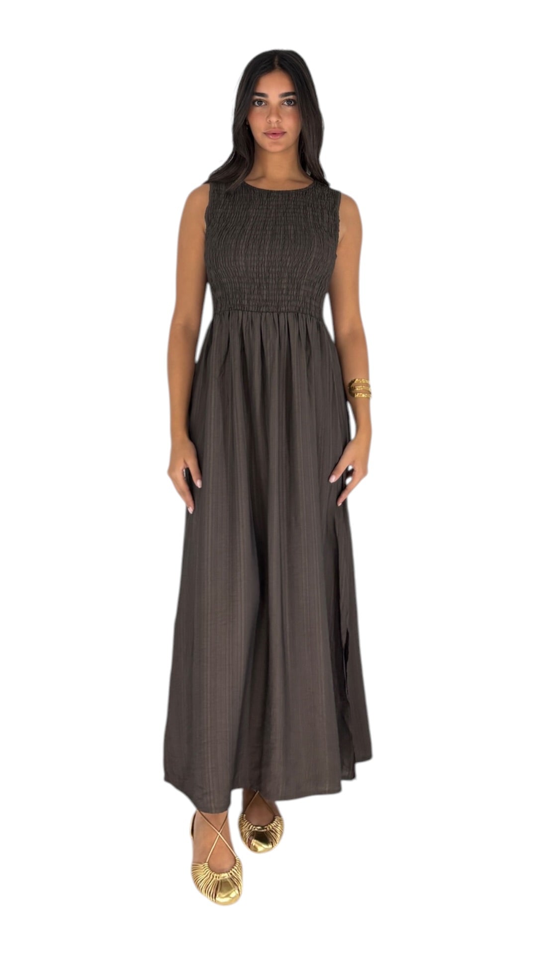 Leland Brown Dress