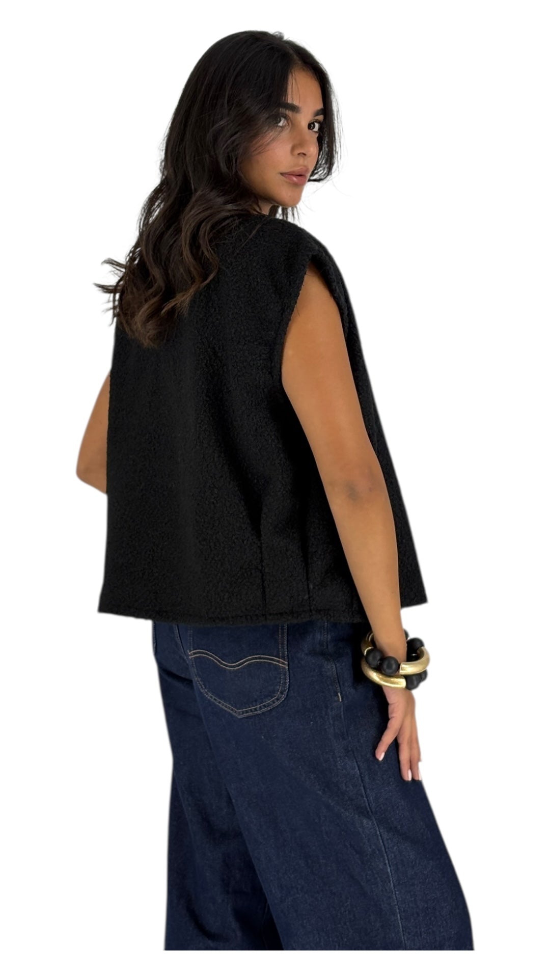 Clover Black Vest