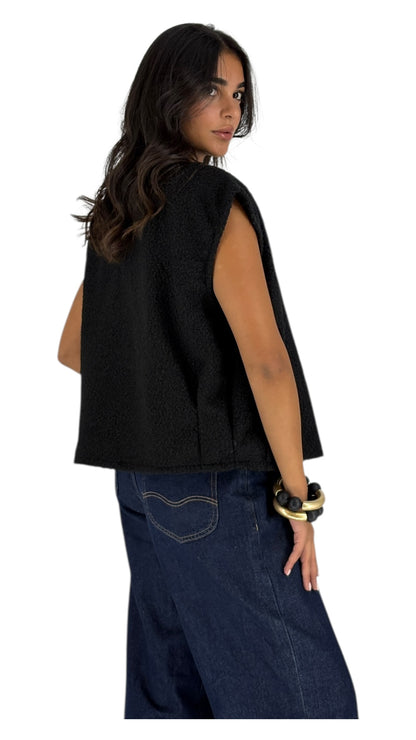 Clover Black Vest