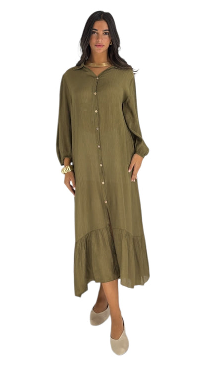 Julian Olive Green Dress
