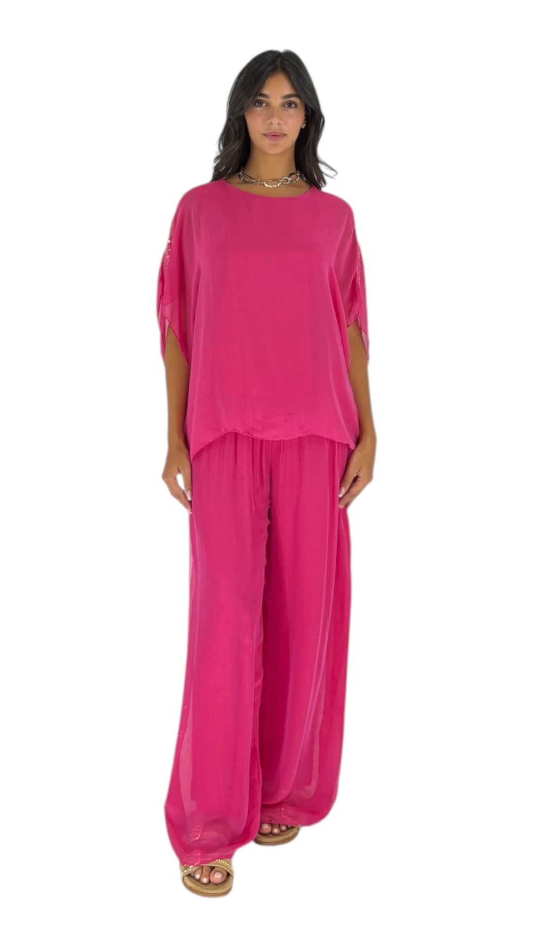 Alia Fuchsia Pants