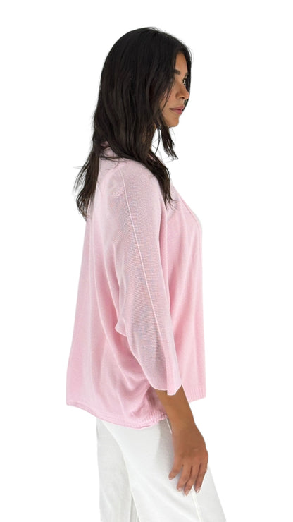 Jihan Pink Cardigan